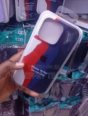 iPhone 16 Pro Tri-Color Design With Vertical Stripes Case