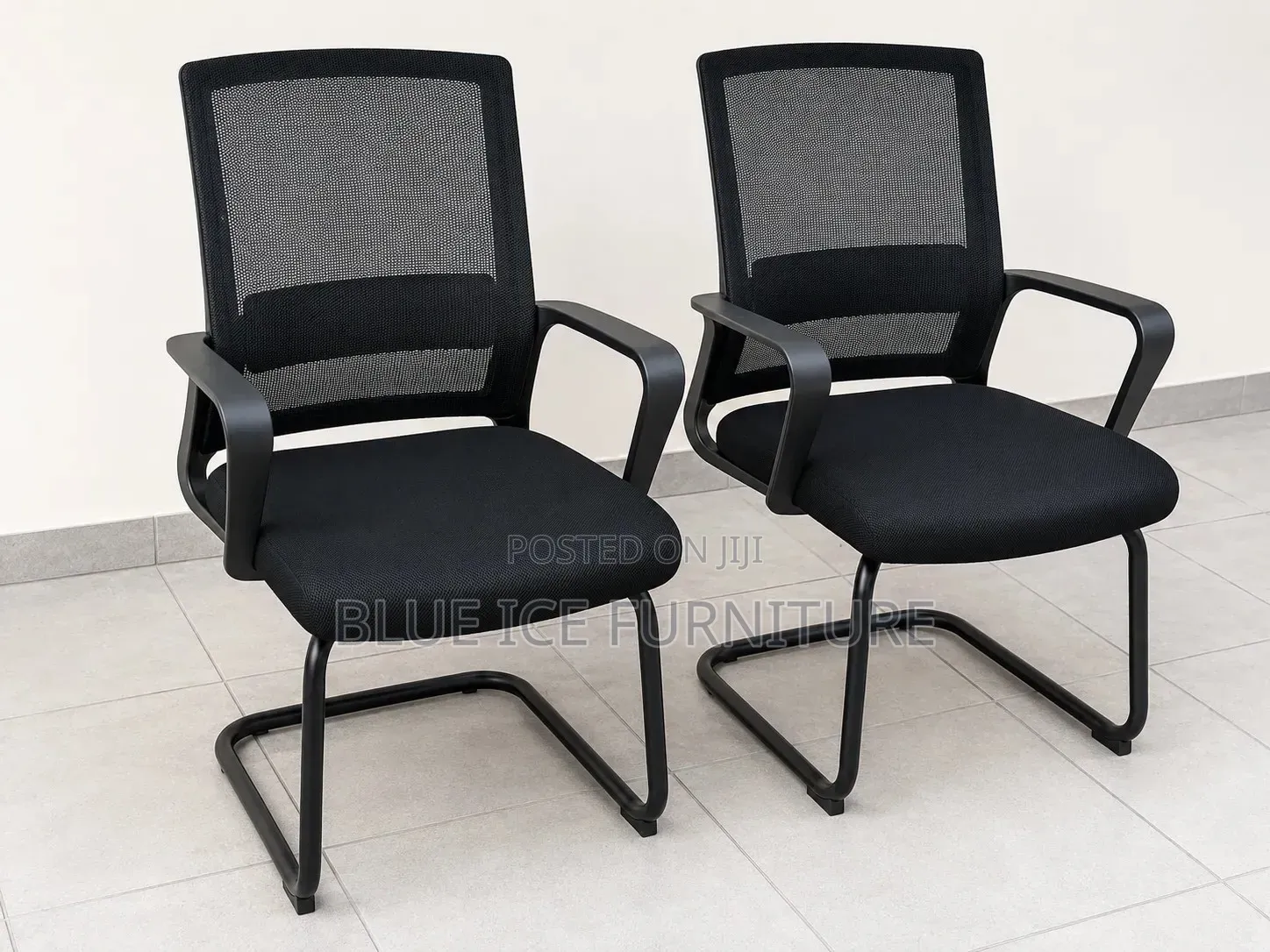 Executive Mesh Visitors Chair Black