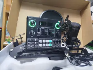 BM800 Studio Microphone V9 Audio Interface Bundle