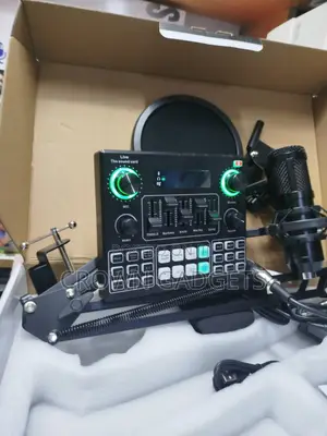 BM800 Podcast Mic With V9 Live Streaming Sound Card
