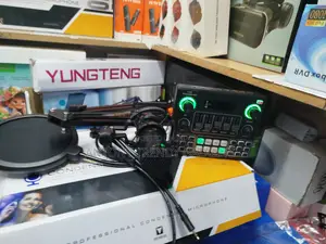 BM800 Recording Microphone With V9 Audio Mixer Sound Card
