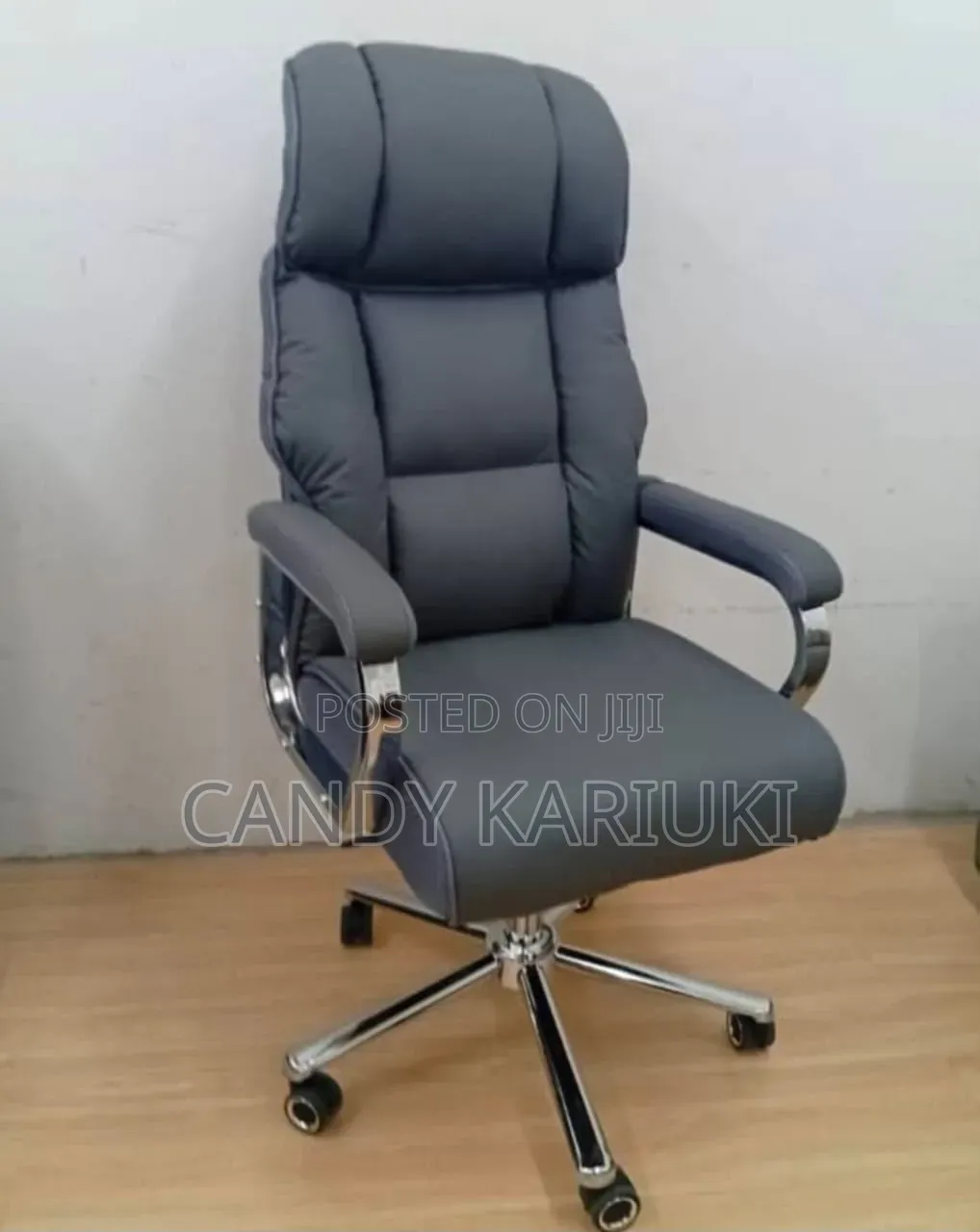 Premium High Back Executive Grey Office Chair