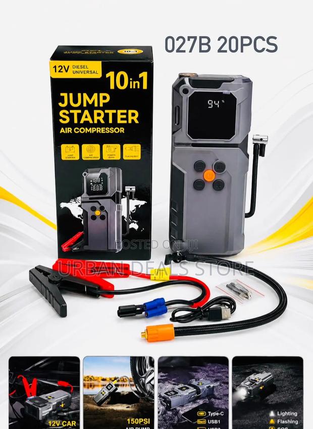 10-in-1 Jump Starter 027B