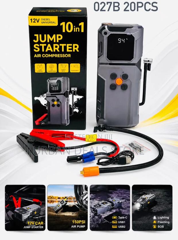 10-in-1 Jump Starter 027B - thumbnail 2