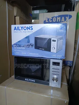 Brand New AILYONS 20L Microwave Oven – Silver