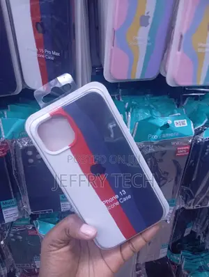 iPhone 13 Tricolor Vertical Stripe Casing
