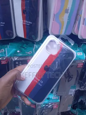 iPhone 13 Tricolor Vertical Stripe Casing