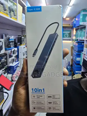 10-in-1 USB-C Hub, Docking Station for Laptop MacBook Tablet