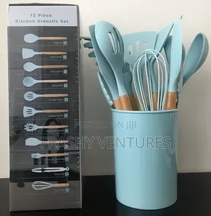 11 PCS Silicon Serving Spoon Mint Green