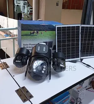 4G Triple Lens PTZ Security Camera With Remote Control
