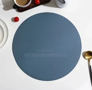 High Quality Round Leather Table Mats