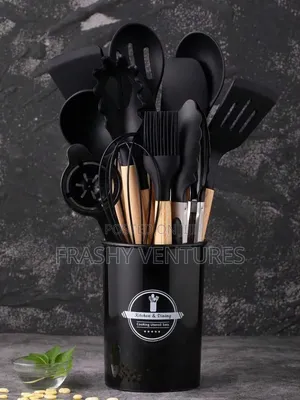 11pcs Nonstick Silicon Serving Spoons Different Colours