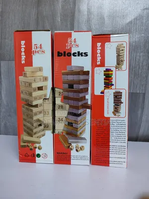 54pcs Jenga Blocks