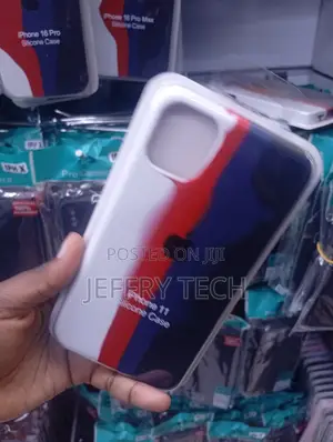 iPhone 11 Tri-Color Vertical Split Apple Logo Case