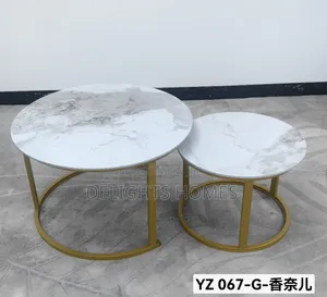 Marble Nesting Coffee Table -Hl