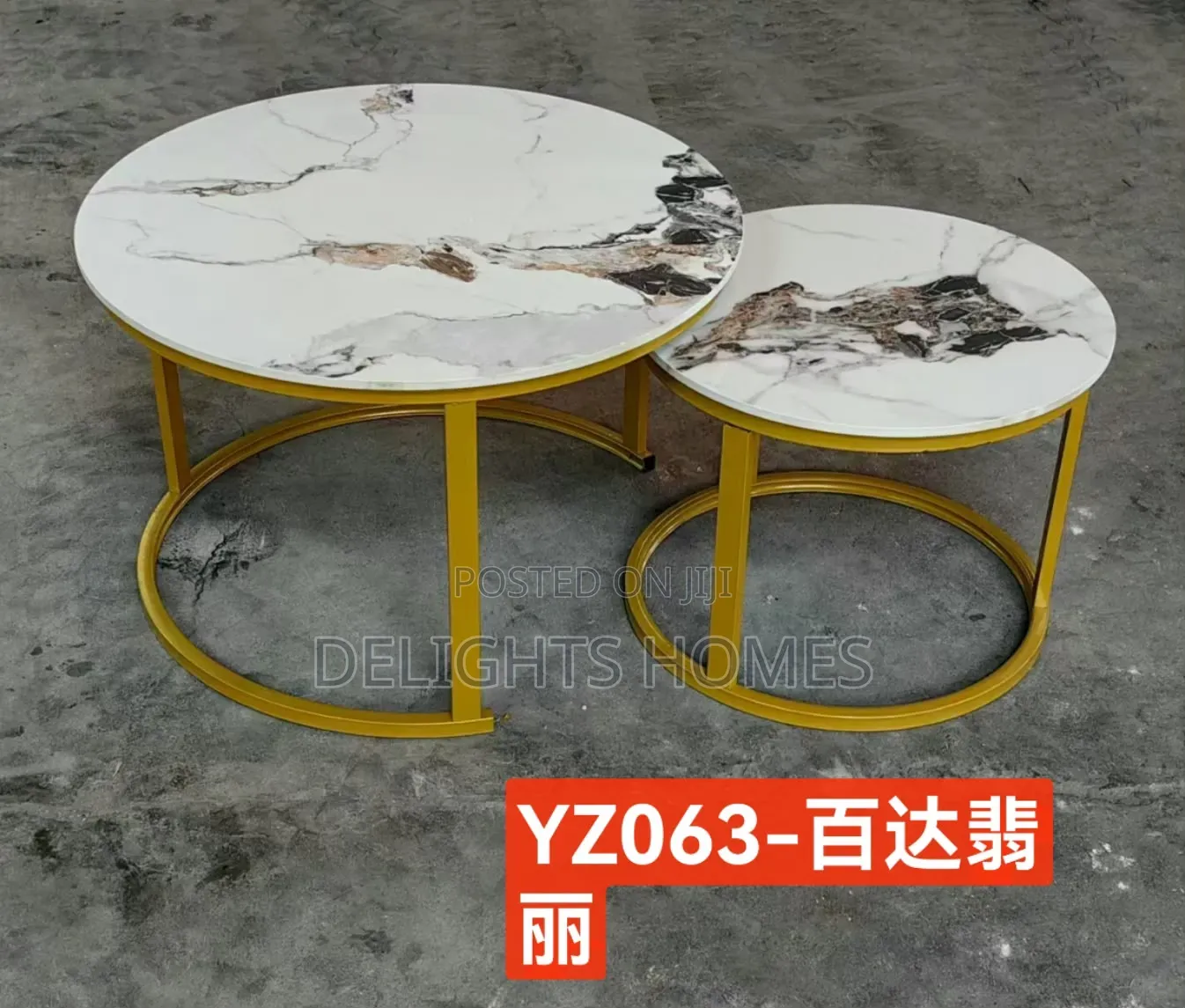 Marble Nesting Coffee Table -Hl