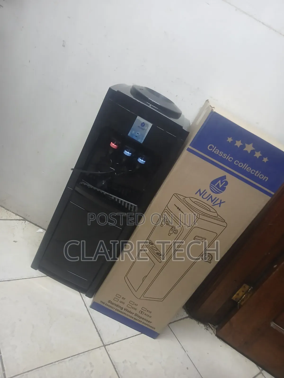 Nunix 3 Tap Standing Water Dispenser With Hot Cold Function