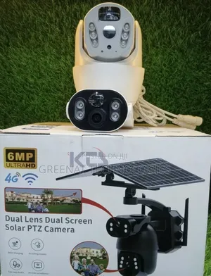 Dual Lens Solar PTZ Camera 4G + WiFi, Solar PTZ, Color Night Vision