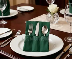 5pcs Napkin Washable Silky