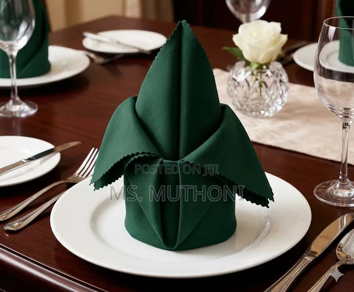 5pcs Napkin Washable Silky