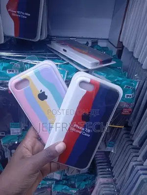iPhone 7/8 Multicolored Wave Silicone Case
