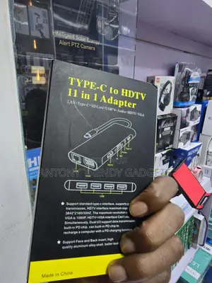 11-in-1 Type-C Docking Station With HDMI VGA RJ45 USB
