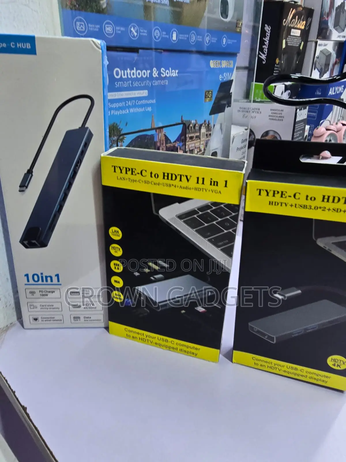 USB Type-C 11-in-1 Hub With Ethernet Card Reader Audio
