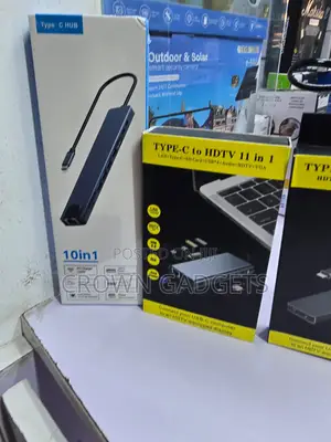 11-in-1 USB-C Dock With Hdmi USB 3.0 Rj45 Sd Tf