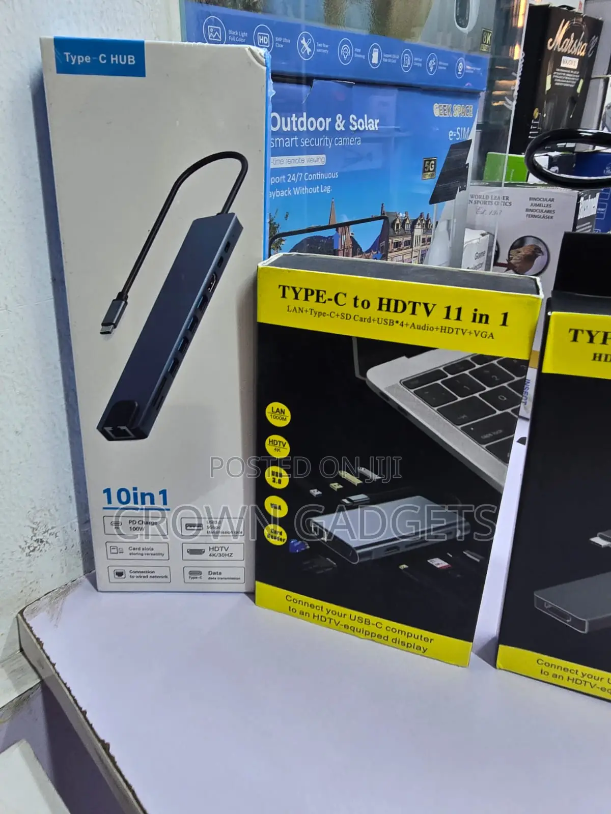 Multiport USB-C Hub 11-in-1 for Laptop MacBook Tablet