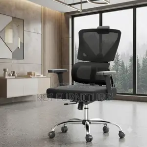 Office Chairs; High Back Mesh Executive Orthopedic Seat With Support