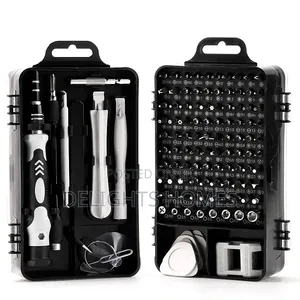 115 PC Tool Box Kit - Precision Screwdriver Set-Pa