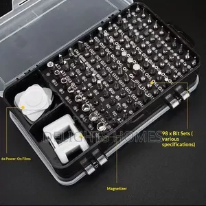 115 PC Tool Box Kit - Precision Screwdriver Set-Pa