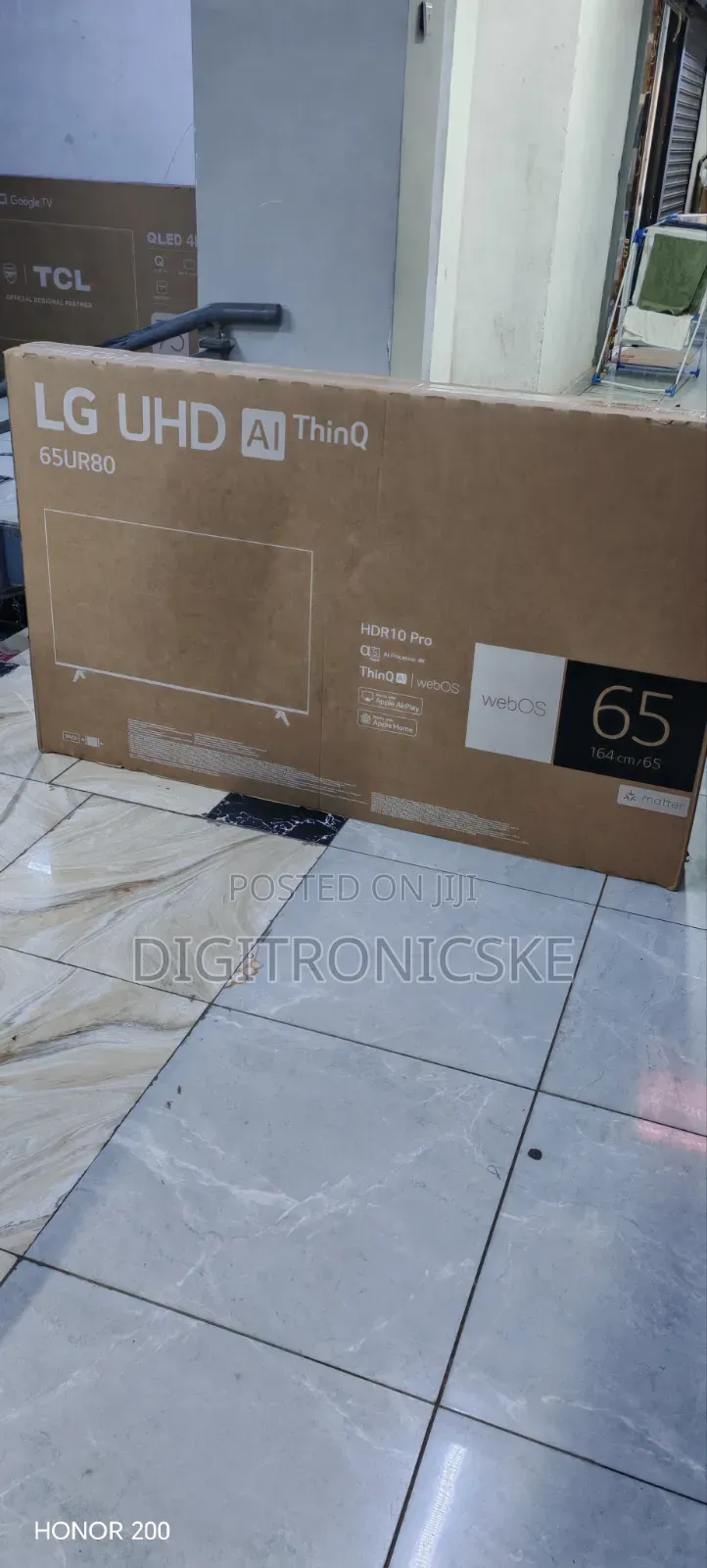 LG 65" Ur80 Uhd Webos HDR TV