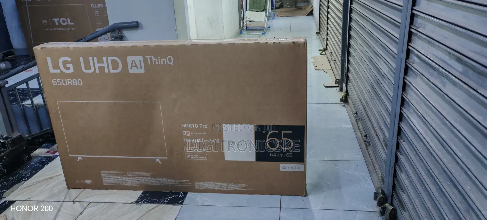 LG 65" Ur80 Uhd Webos HDR TV
