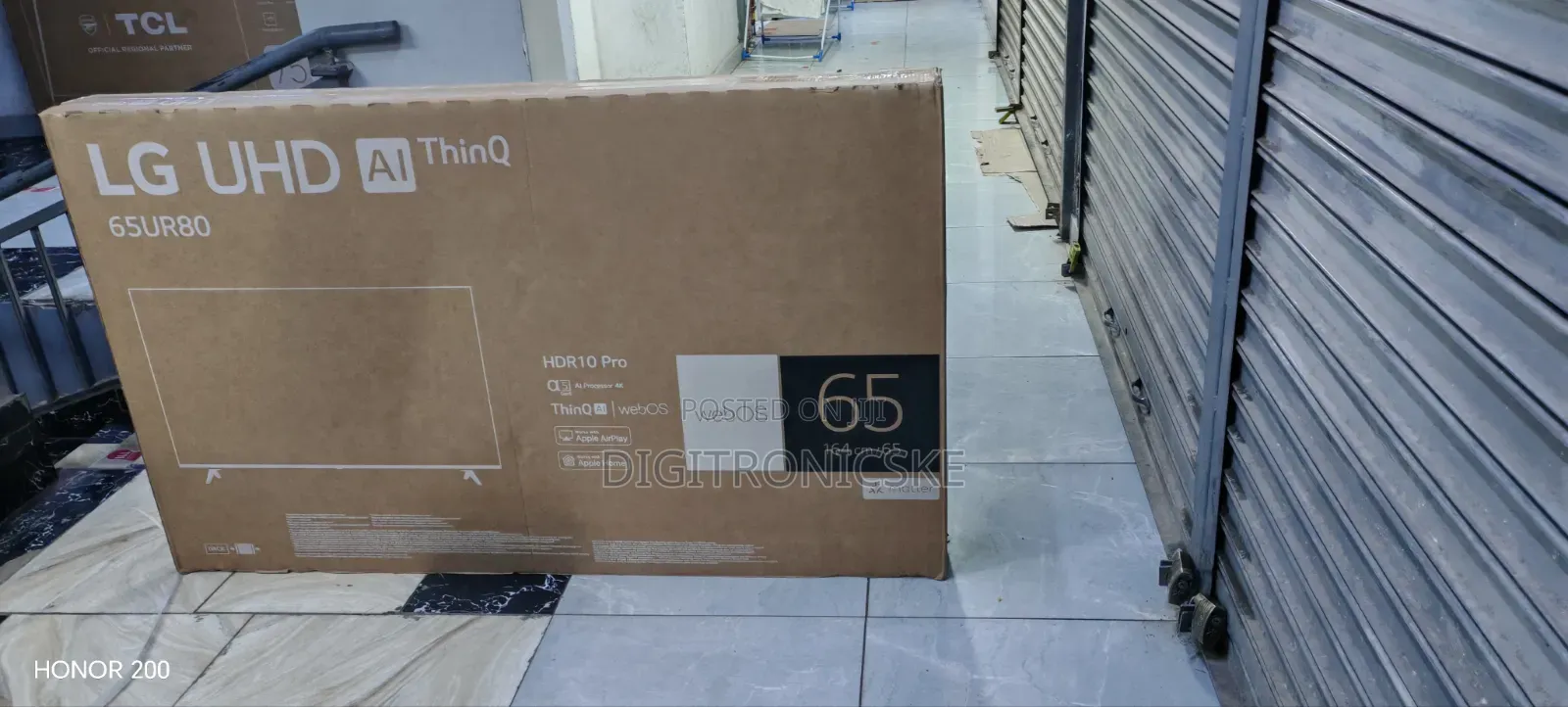 LG 65" Ur80 Uhd Webos HDR TV