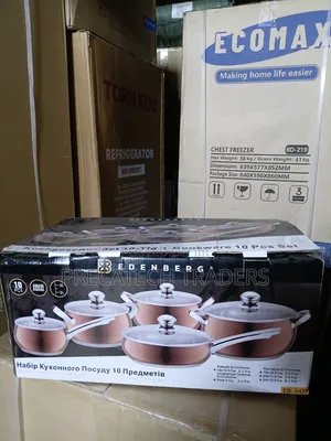 Edenberg 10-Piece Kitchen Cookware Set – Durable Stylish