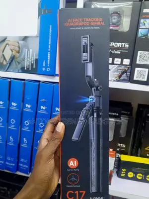 C17 AI Face Tracking Gimbal Tripod 360° Auto Tracking Stand