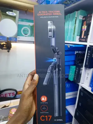 C17 Smart Face Tracking Selfie Stick Tripod for Smartphones