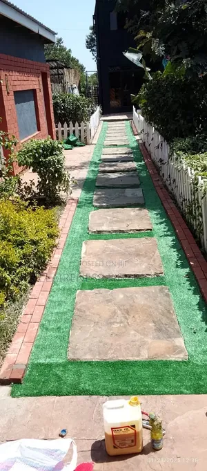 Low Maintenance, Outdoor Terrace Artificial Green Grass Carpet