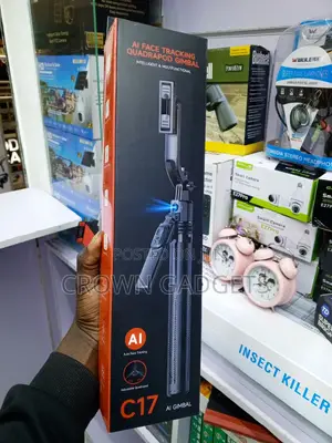 C17 360° Auto Face Tracking Selfie Stick Tripod Stand