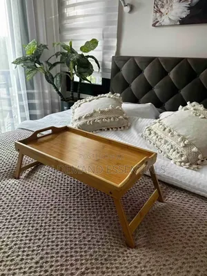 Foldable Bamboo Bed Tray
