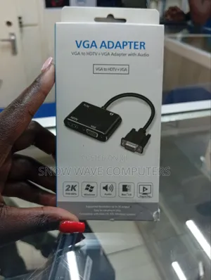 VGA to HDTV and VGA With Audio Adapter