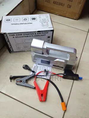 High Power Digital Jump Starter With Air Compressor 12V