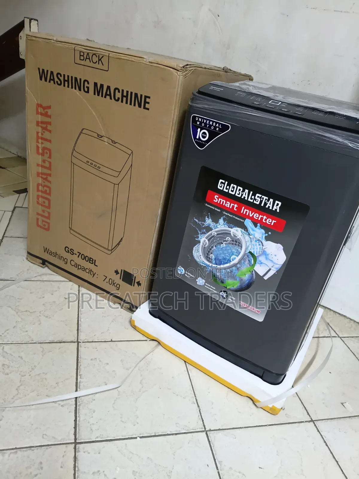 Globalstar 7KG Automatic Washing Machine – Energy Saving