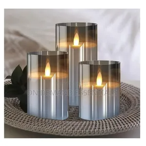 *Flameless Candles 3D Wick Electric LED Candle Battery Operated