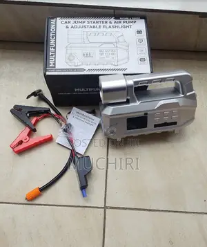 Multifunction Car Jump Starter With LED Flashlight