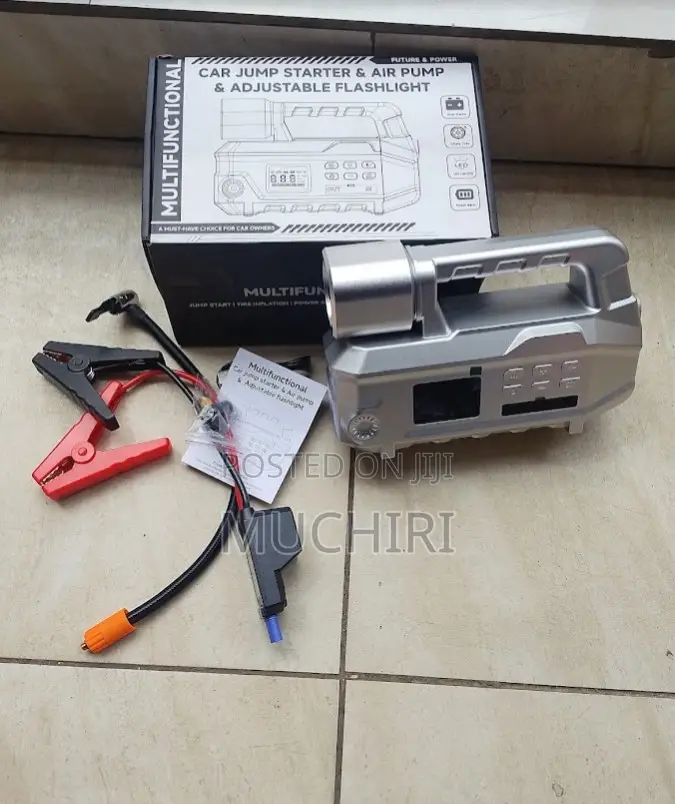 Multifunction Car Jump Starter With LED Flashlight