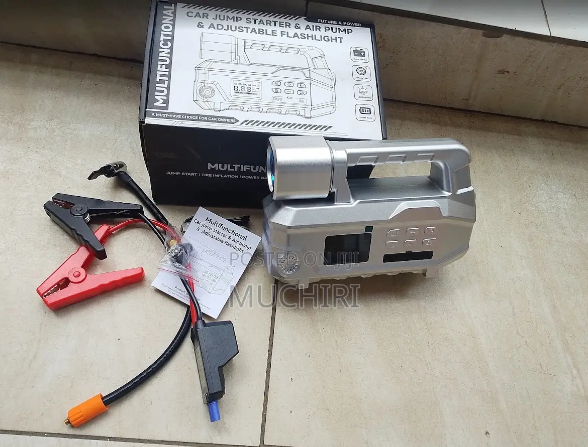 Multifunction Car Jump Starter With LED Flashlight