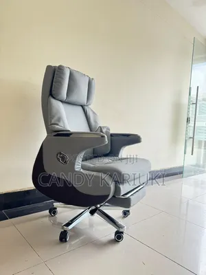 Luxury Executive Reclining Office Chair With Retractable Foot Rest