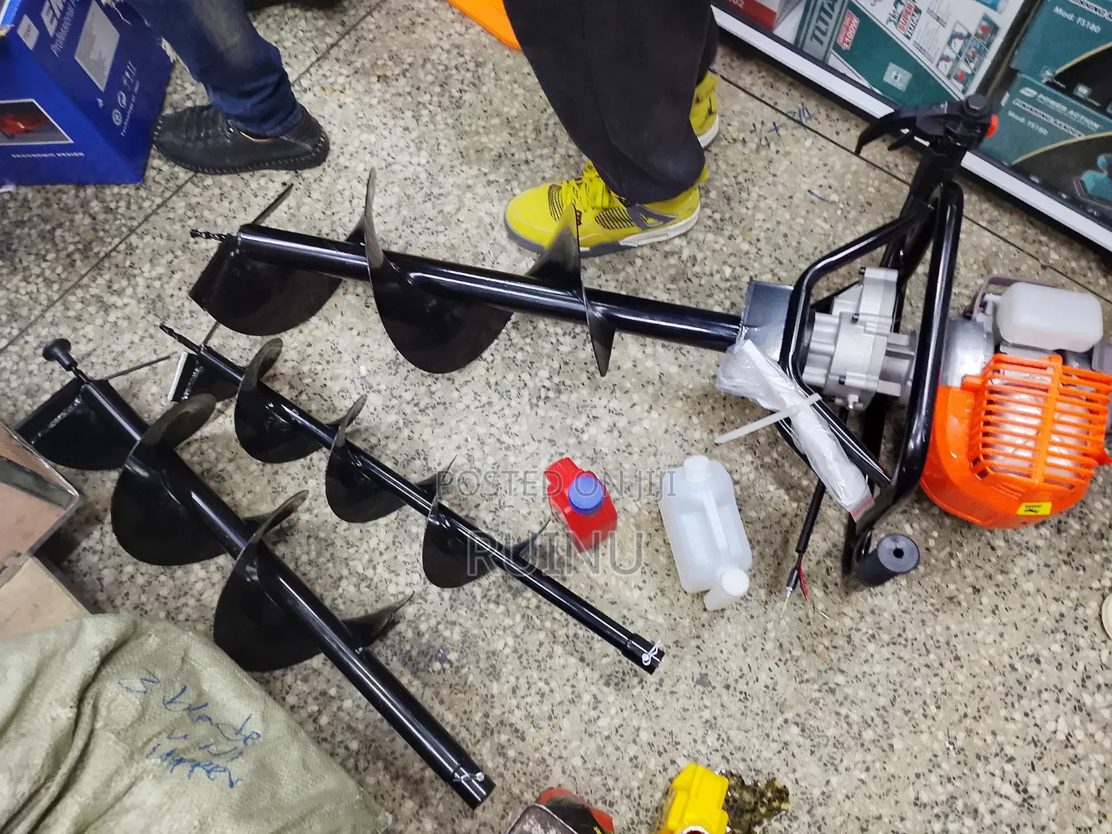 Heavy Duty 3 Bits Earth Auger